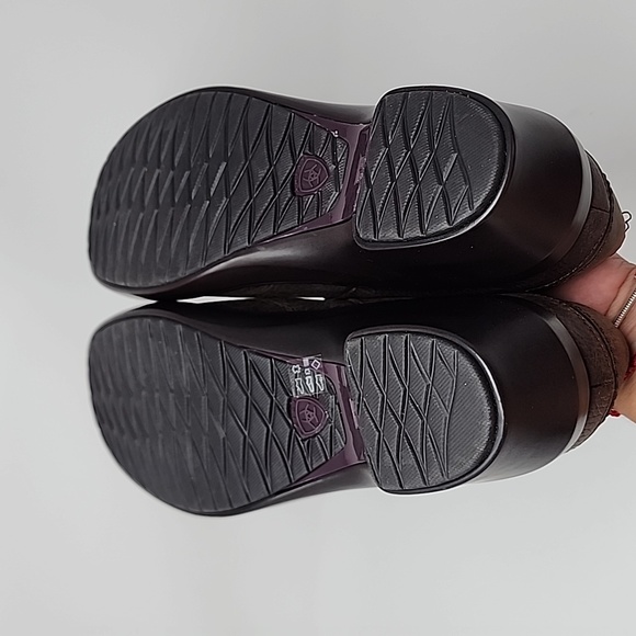 Ariat Santa Cruz Slip On Destresse Leather Clogs Size 9 - Picture 5 of 7